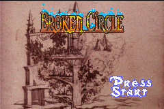 Broken Circle (Homebrew) — Title screen